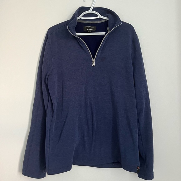 Banana Republic Quarter Zip with Polartec Size M - Picture 1 of 4